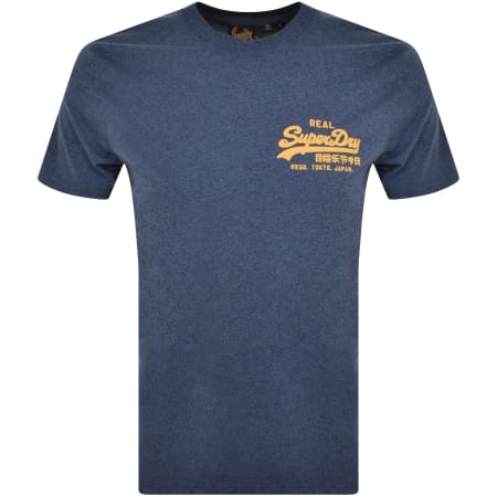 Superdry Classic VL Graphic T Shirt Navy Mainline Menswear Denmark